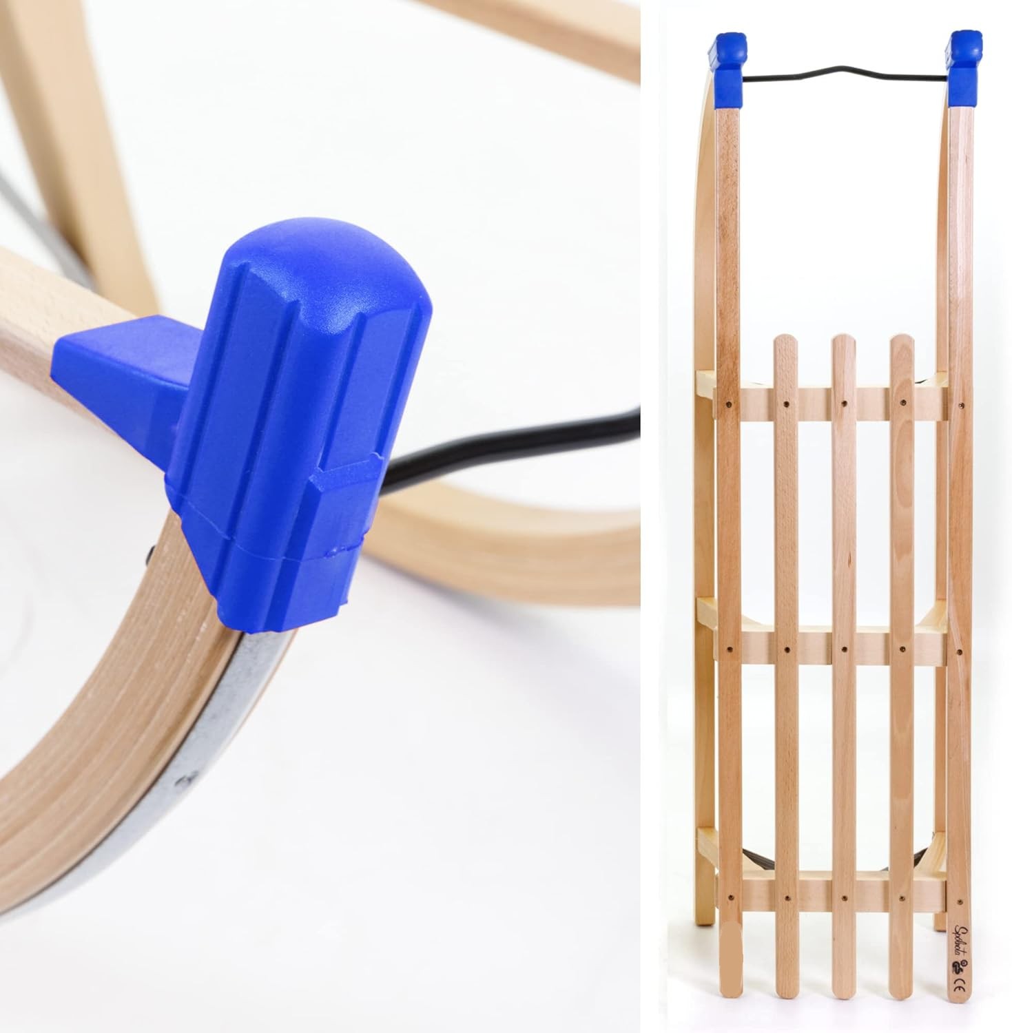 Houten Slee Davos 110cm - Afbeelding 4
