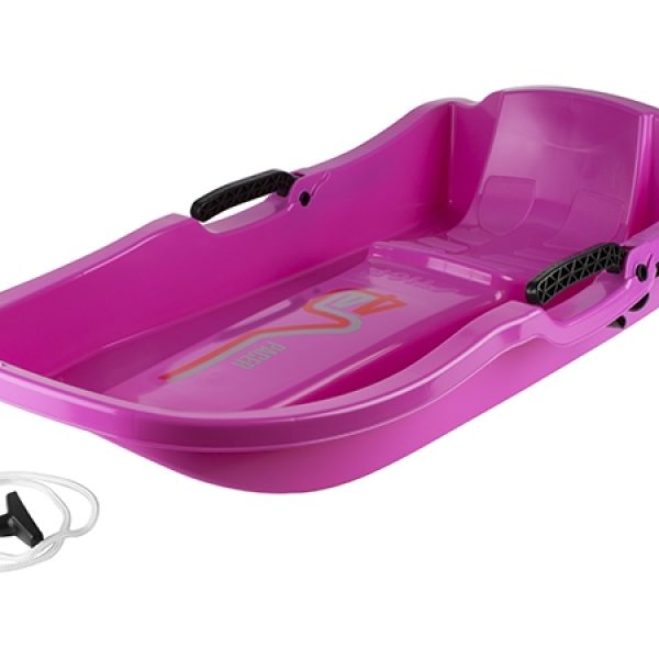 Stiga Pacer Grafix Bio Sledge with Brakes green - Snow Sleds Online U.K