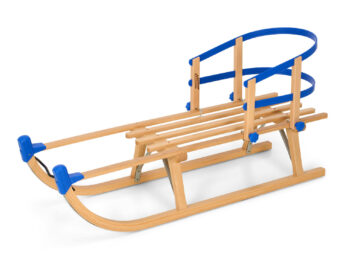Alternative view of Houten Slee Davos 100cm met Voetenzak en Leuning