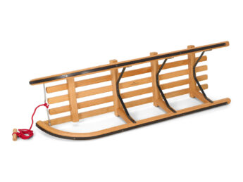 Houten Tweelingslee "Gloco" 110cm - Afbeelding 3
