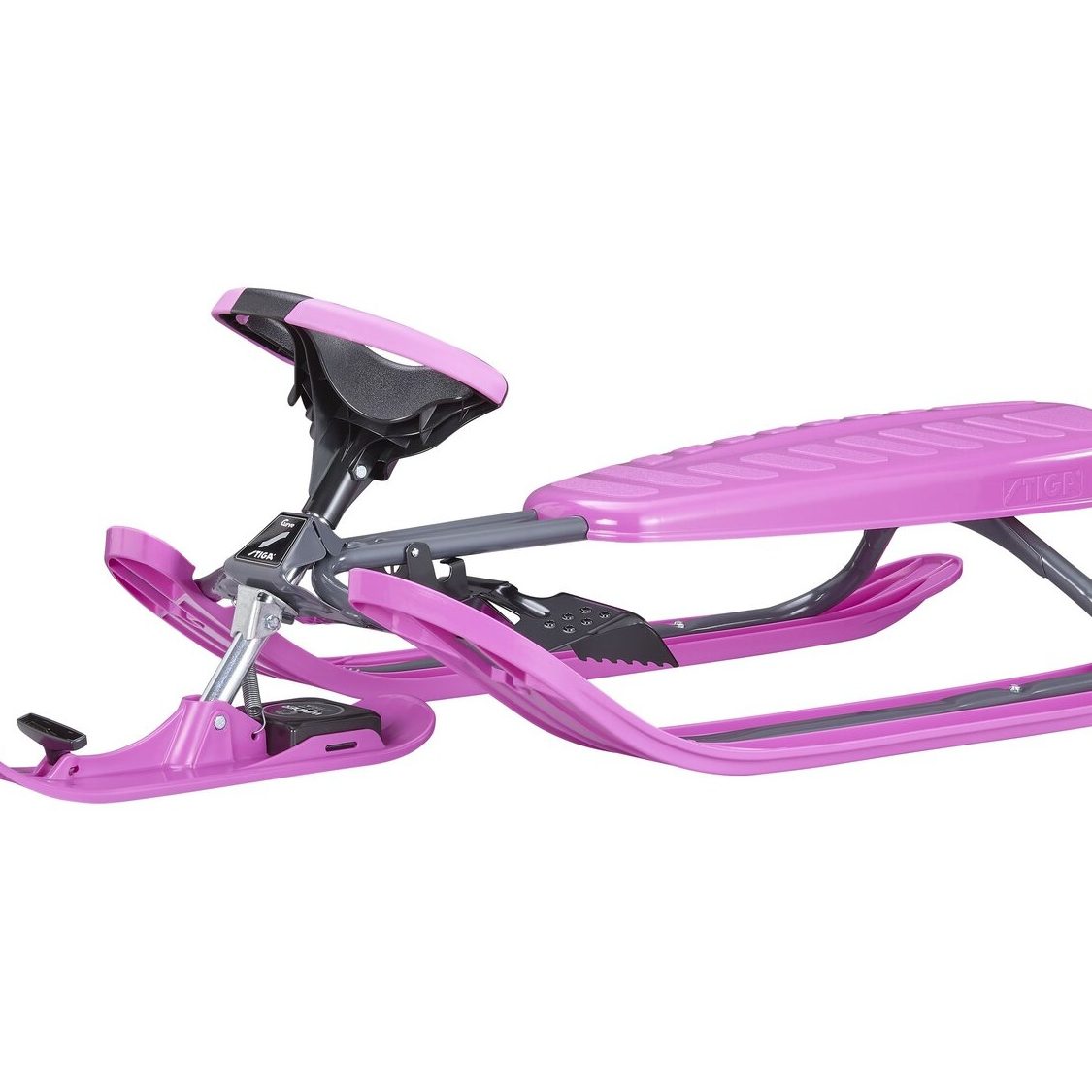 STIGA Schlitten Snowracer Rennrodel SX Color Pro Grün Lenkschlitten