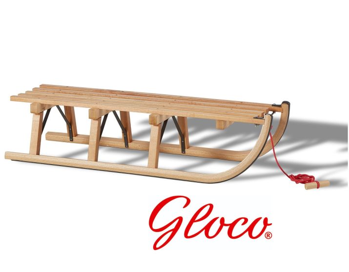 Houten Slee "Gloco" type Davos Heavy Duty 100cm