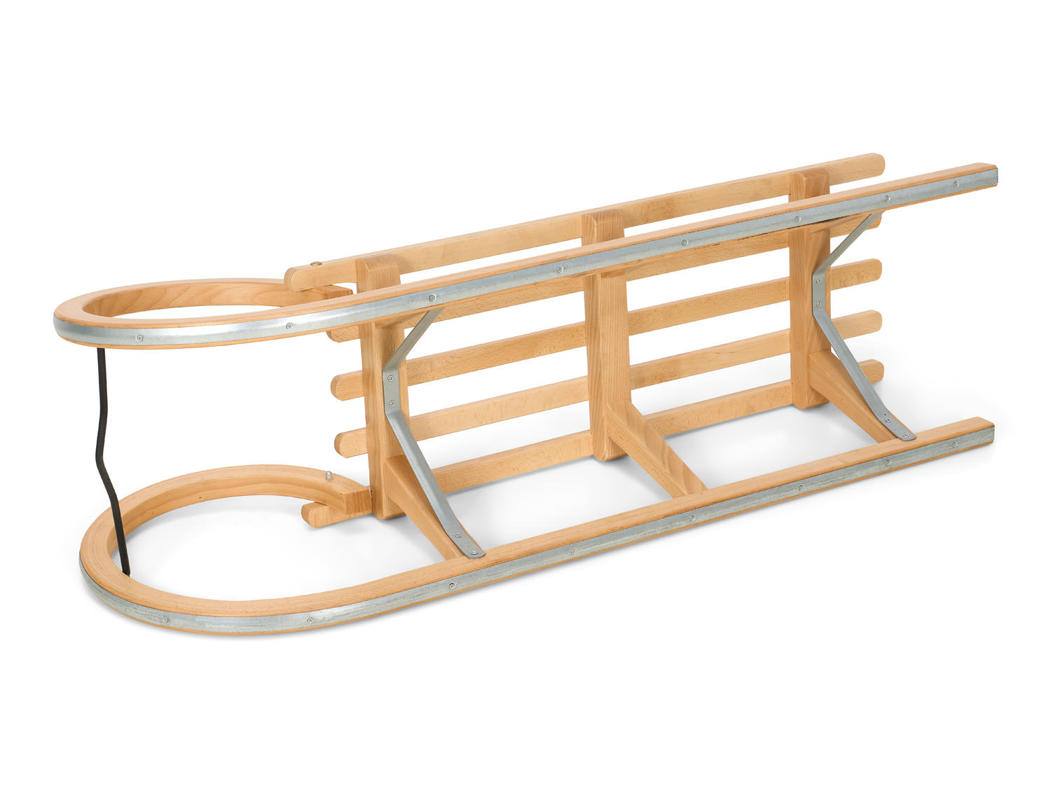 Rodelslee met latten-zitting en grote boog 110cm Spolnota - Afbeelding 3