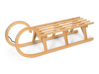 Rodelslee met latten-zitting en grote boog 110cm Spolnota
