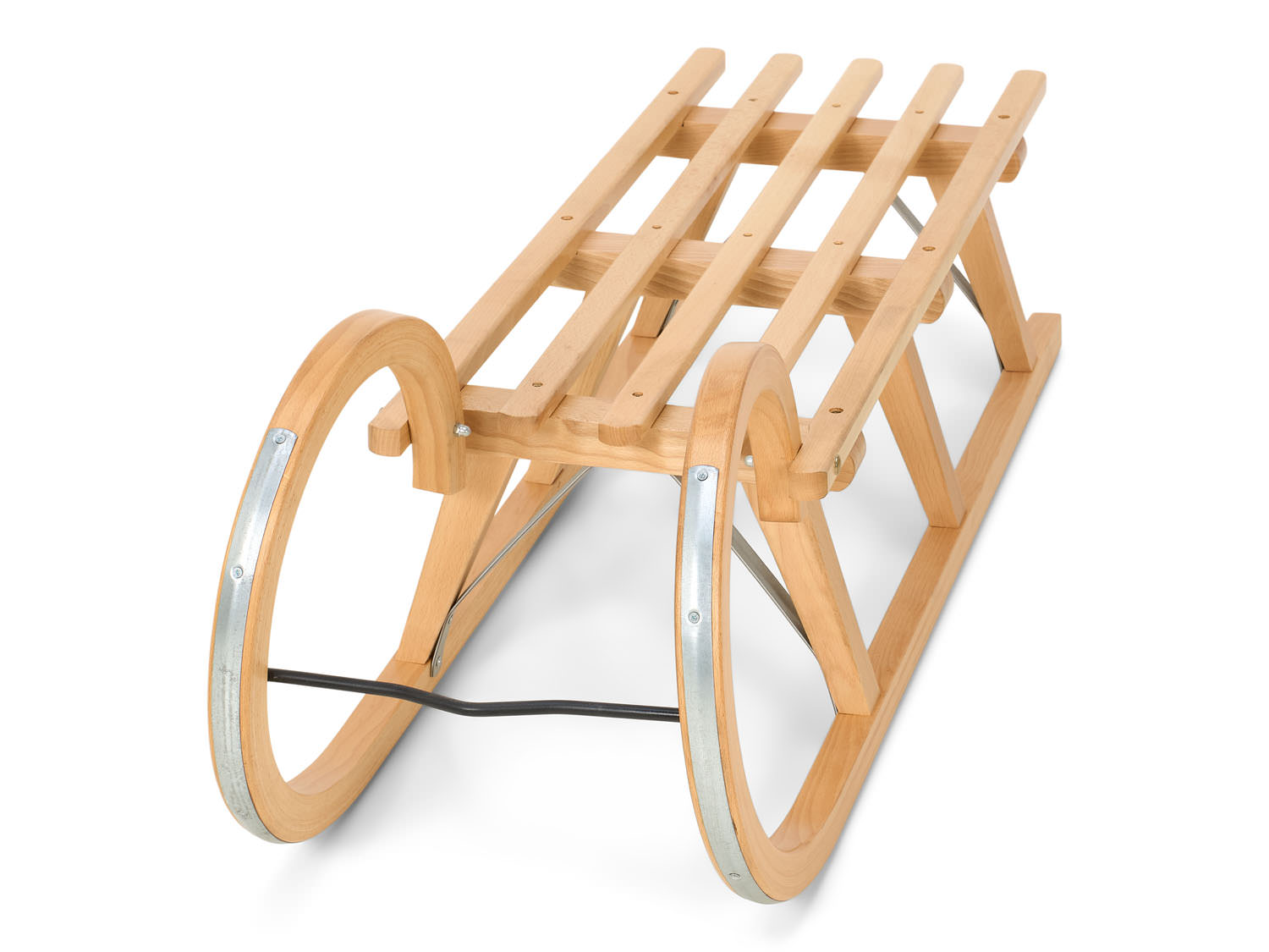 Rodelslee met latten-zitting en grote boog 110cm Spolnota - Afbeelding 2