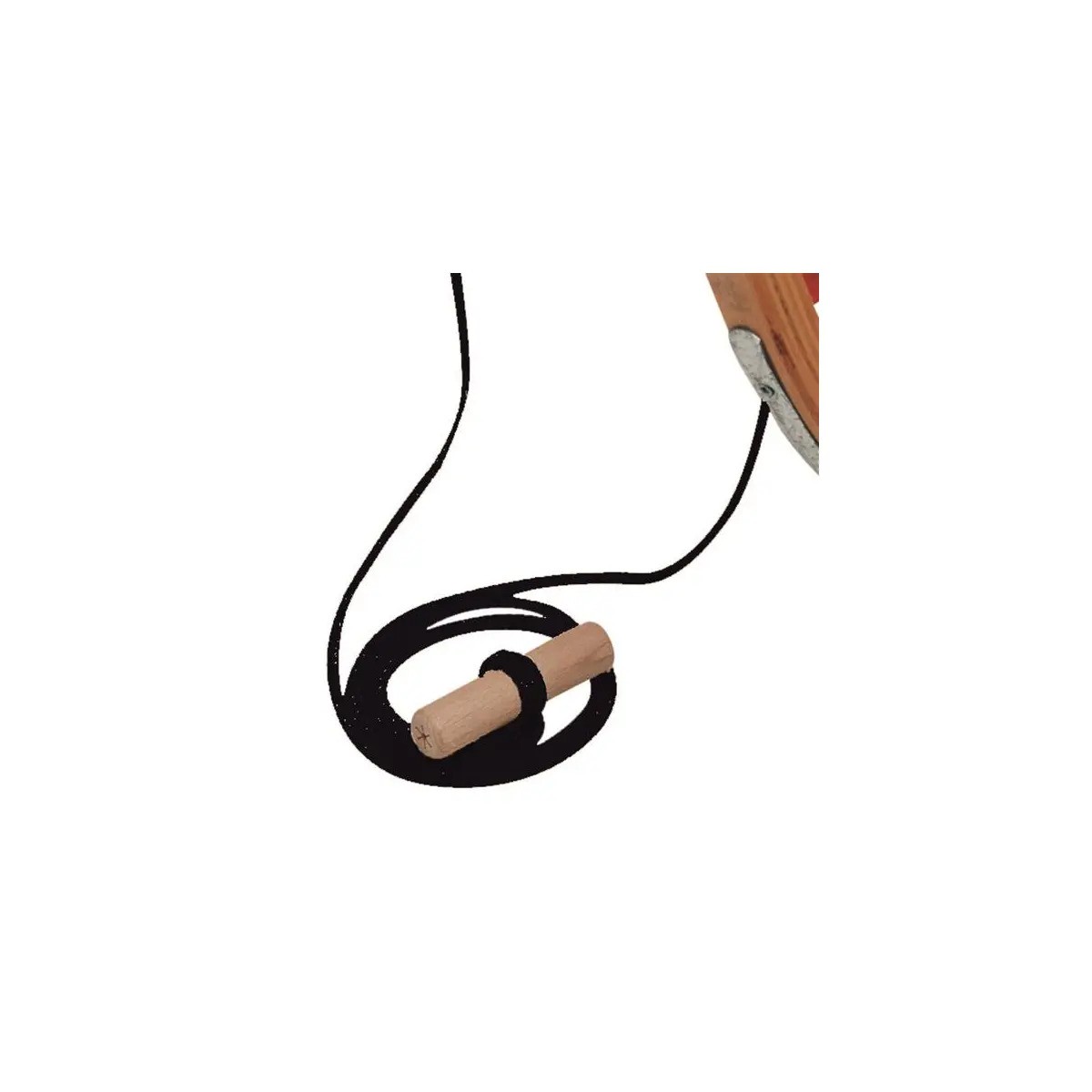 Houten Slee Gloco 110cm met Rugleuning Zwart - Afbeelding 6